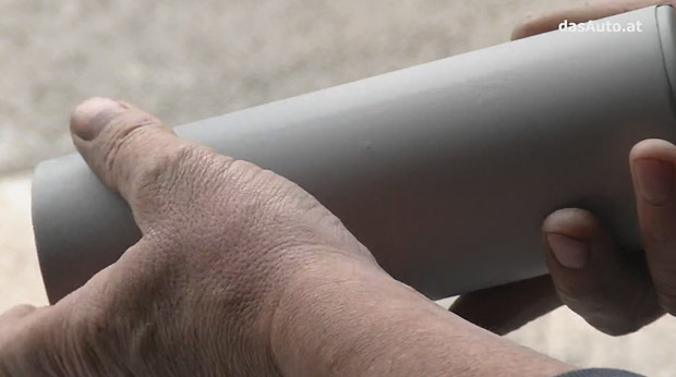 Add-on parts are painted