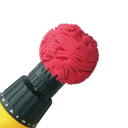 MTS kugla za poliranje, crvena, Ø 6,98 cm, fino 690R-1/2