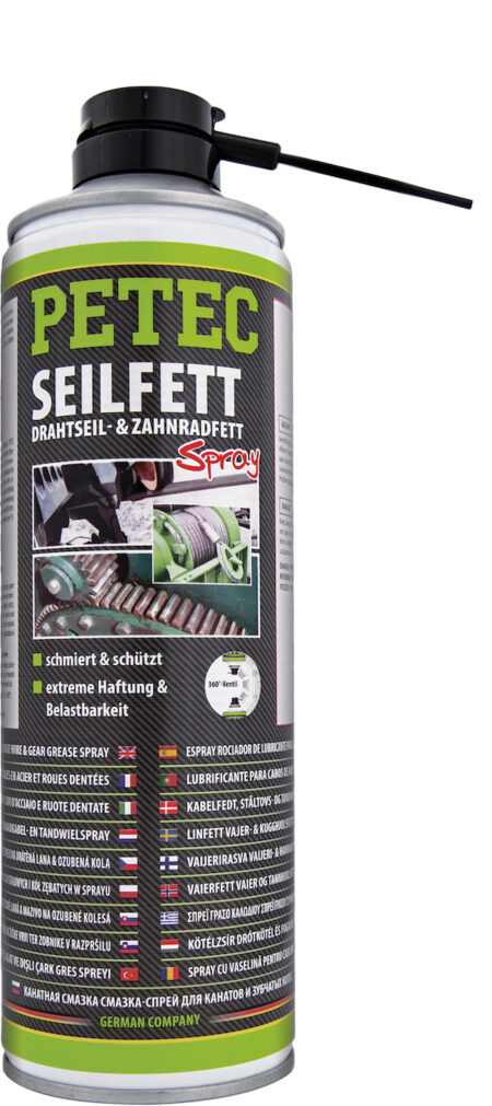 Seilfett, Drahtseil- & Zahnradfett Spray 500ml